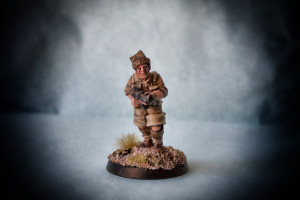 British Commandos,28mm metallo Artizan Design,pittura giallinovagabondo