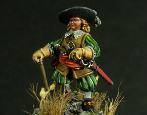 Nobile Inglese Parlamentare,Guerra civile inglese, Warlord Game 28 mm in metallo, pittura STE