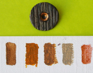 retro scudo e tabella colori