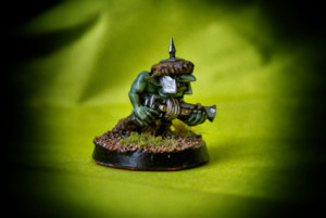 Kakkola,Warhammer 40.000,miniatura Plastica Games Workshop,pittura giallinovagabondo