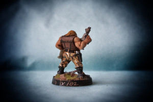 Rebel, miniatura metallo 28mm Grenadier,pittura giallinovagabondo