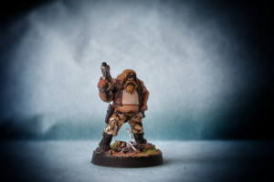 Rebel, miniatura metallo 28mm Grenadier,pittura giallinovagabondo