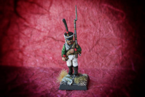 Russian Grenadier,Infantry Rgt. Mourmanski 1811-1815, miniatura plastica 28mm Warlord Games,pittura giallinovagabondo
