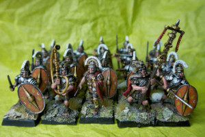 Praetorian Guard,miniature 28mm plastica Warlord Games,pittura giallinovagabondo