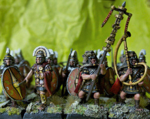 Praetorian Guard,miniature 28mm plastica Warlord Games,pittura giallinovagabondo