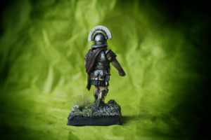 Centurione Praetorian Guard,miniature 28mm plastica Warlord Games,pittura giallinovagabondo