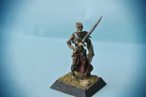 Undead Warrior, miniatura metallo 28mm Rackam,pittura giallinovagabondo