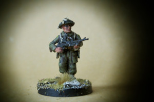 Canadian BREN LMG Infantry Squad,miniature 28 mm plastica Warlord Games,pittura giallinovagabondo