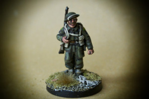 Canadian BREN LMG Infantry Squad,miniature 28 mm plastica Warlord Games,pittura giallinovagabondo