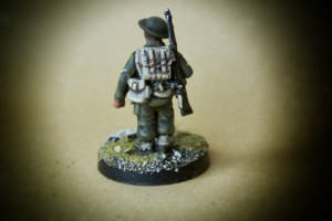 Canadian BREN LMG Infantry Squad,miniature 28 mm plastica Warlord Games,pittura giallinovagabondo