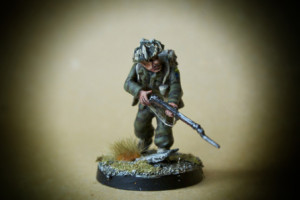 Canadian BREN LMG Infantry Squad,miniature 28 mm plastica Warlord Games,pittura giallinovagabondo
