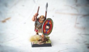 Early Imperial Romans Auxiliaries, miniatura 28mm plastica Warlord Games, pittura giallinovagabondo
