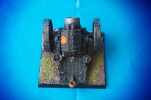 Zkaglia, miniatura resina scala 28mm Games Workshop, pittura giallinovagabondo