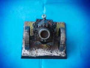 Zkaglia, miniatura resina scala 28mm Games Workshop, pittura giallinovagabondo