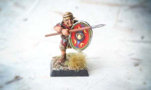 Early Imperial Romans Auxiliaries, miniatura28mm plastica Warlord Games, pittura giallinovagabondo