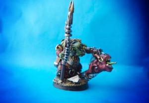 Runtherd, miniatura in plastica 28mm Games Workshop, pittura giallinovagabondo