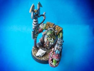 Runtherd, miniatura in plastica 28mm Games Workshop, pittura giallinovagabondo