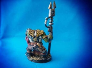 Runtherd, miniatura in plastica 28mm Games Workshop, pittura giallinovagabondo