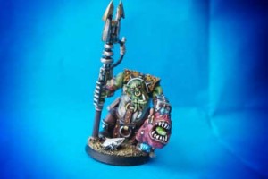 Runtherd, miniatura in plastica 28mm Games Workshop, pittura giallinovagabondo