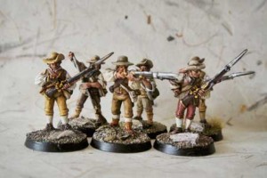 Southern Militia AIW, miniature metallo 28 mm Perry Miniatures,pittura Giallinovagabondo