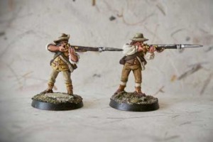 Southern Militia AIW, miniature metallo 28 mm Perry Miniatures,pittura Giallinovagabondo