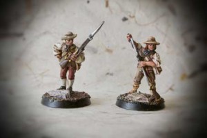 Southern Militia AIW, miniature metallo 28 mm Perry Miniatures,pittura Giallinovagabondo