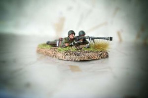 Soviet Anti Tank Team, miniature plastica Zvezda scala 1/72, pittura giallinovagabondo