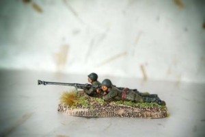 Soviet Anti Tank Team, miniature plastica Zvezda scala 1/72, pittura giallinovagabondo