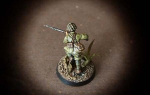 Imperial Japanese infantry,miniatura 28mm plastica Warlord Games,pittura giallinovagabondo