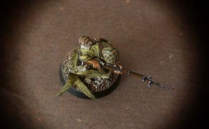 Imperial Japanese infantry,miniatura 28mm plastica Warlord Games,pittura giallinovagabondo