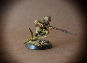 Imperial Japanese infantry,miniatura 28mm plastica Warlord Games,pittura giallinovagabondo
