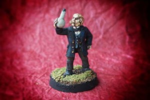 dottor Jekyll,miniatura 28mm metallo,Wargames Foundry,pittura giallinovagabondo