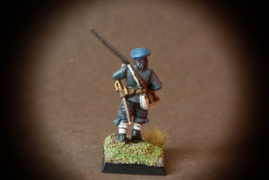 Moschettiere Scots Covenanters, 28mm Warlord Games,pittura giallinovagabondo