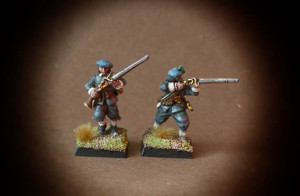 Moschettieri Scots Covenanters, 28mm Warlord Games,pittura giallinovagabondo