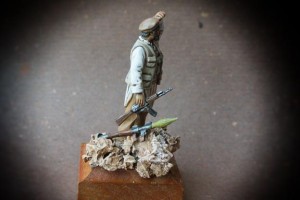 Combattente Talebano,miniatura Verlinden scala 1:35,pittura giallinovagabondo